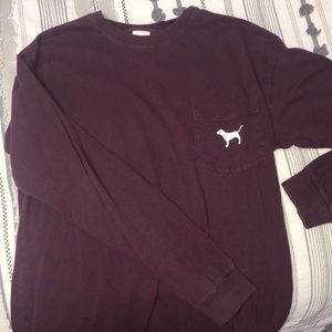 PINK long sleeved tee